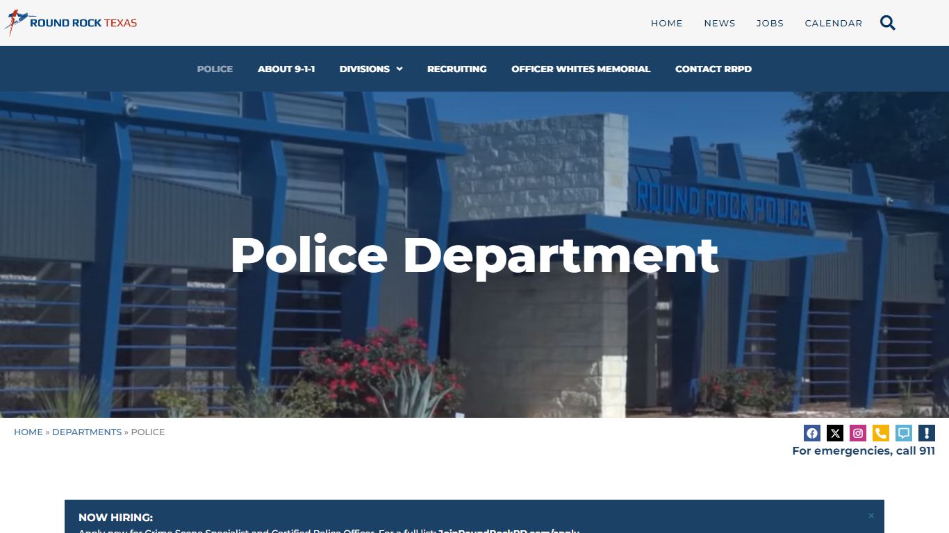 Police - City of Round Rock